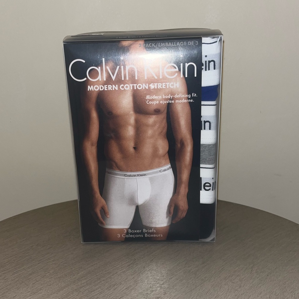 Calvin Klein Modern Cotton Stretch 3 Pack Boxer Briefs